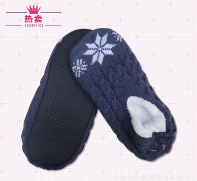 【專業(yè)品質】 男款加厚絞花雪花地板襪 新品上市(圖)